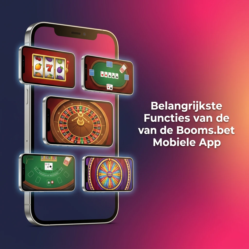 Booms.bet mobiele app functies: iDEAL, live sportsbook, casino, bonussen en 24/7 support in Nederland