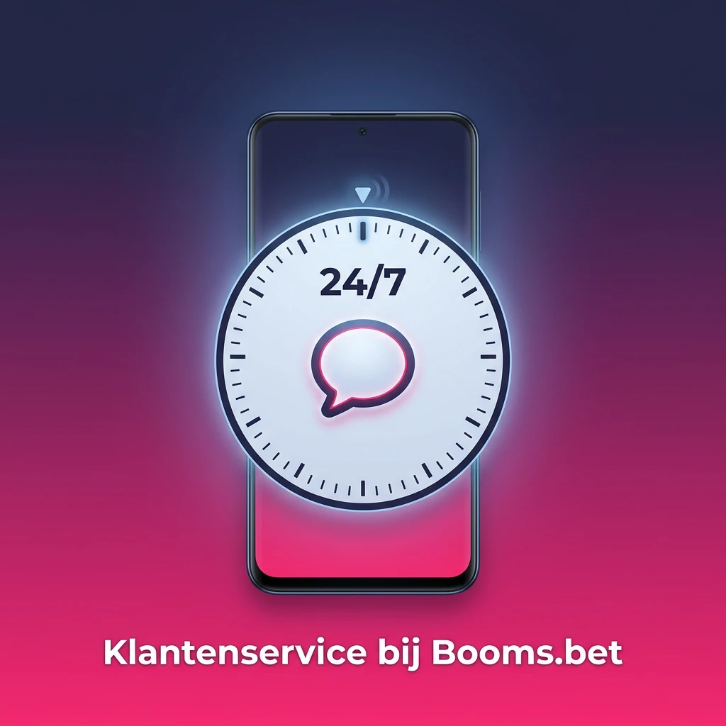 Booms.bet klantenservice kanalen: live chat 24/7, e-mail support en FAQ-sectie voor hulp bij opnames.