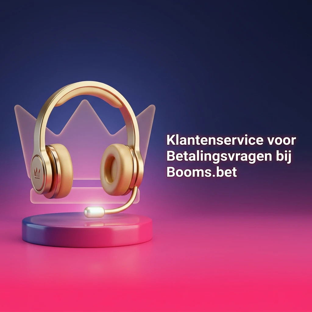 Booms.bet klantenservice kanalen: live chat 24/7, e-mail support en FAQ voor betalingsvragen van Nederlandse spelers.