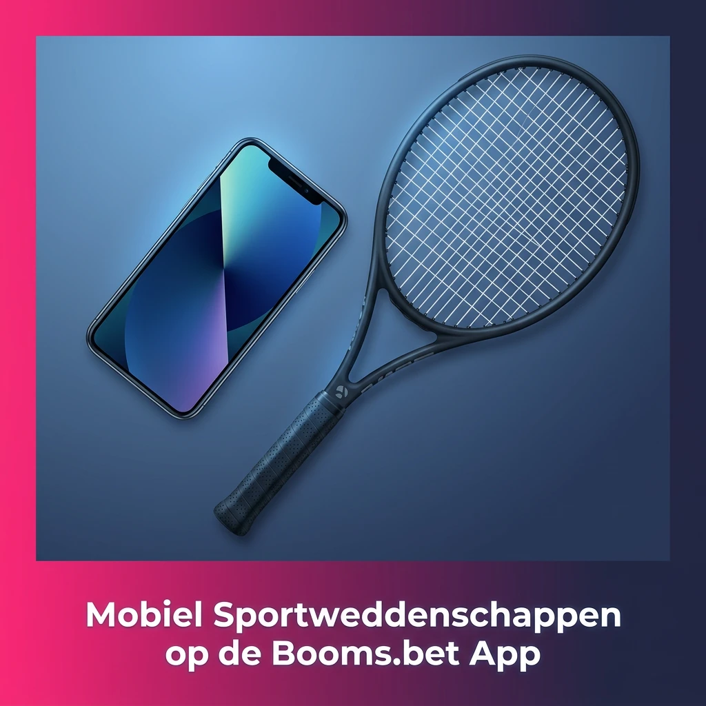 Booms.bet mobile sports betting app showing live and pre-match wagering options across football, tennis, NBA, and esports markets