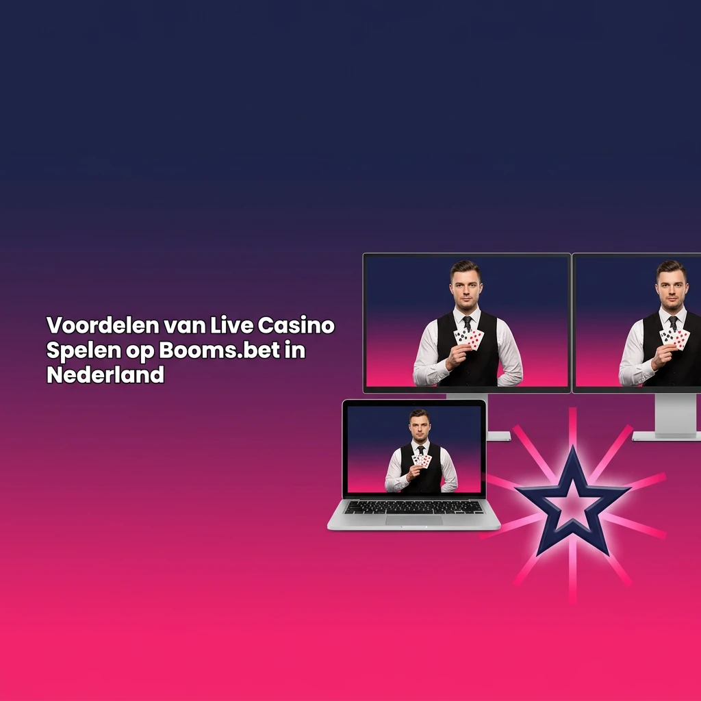 Live casino tables at Booms.bet for Dutch players, featuring roulette, blackjack, and game shows on mobile